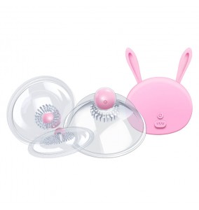 MIZZZEE - Nipple Vibrator Breast Massage Clitoris Stimulator (Chargeable - Transparent)